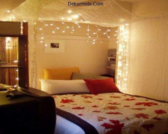 yatak odasi romantik aydinlatma - Yatak Odası Aydınlatması Nasıl Olmalı