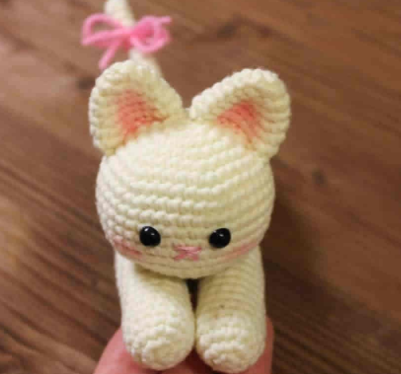 Amigurumi Kedi Anahtarlık Yapımı9 - Amigurumi Kedi Anahtarlık Yapımı9
