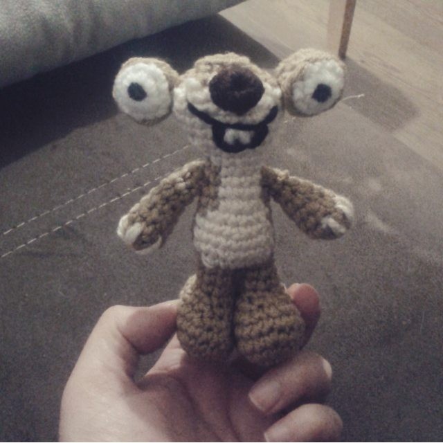 Amigurumi Sid Oyuncağı Tarifi5 - Amigurumi Sid Oyuncağı Tarifi5