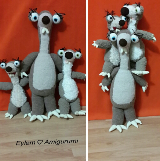 Amigurumi Sid Oyuncağı Tarifi8 - Amigurumi Sid Oyuncağı Tarifi8