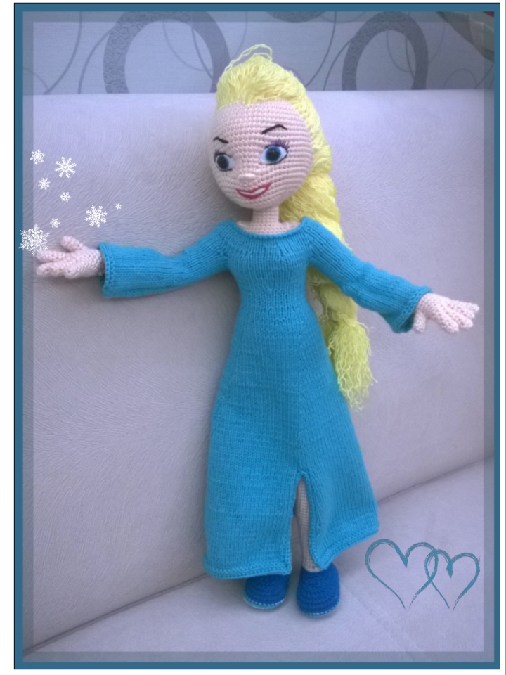Amigurumi Elsa Bebek