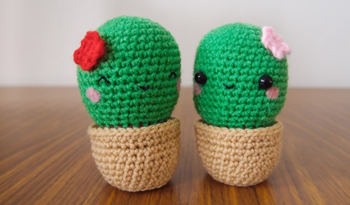 Amigurumi Eğlenceli Kaktüsler