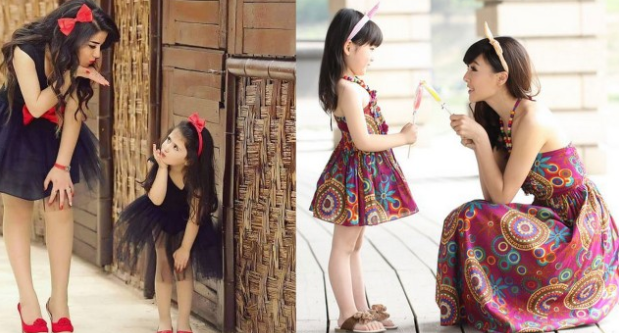 Anne Kız Kıyafet Kombinleri