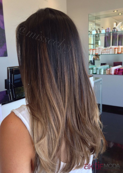 Koyu Sombre Saç Modelleri