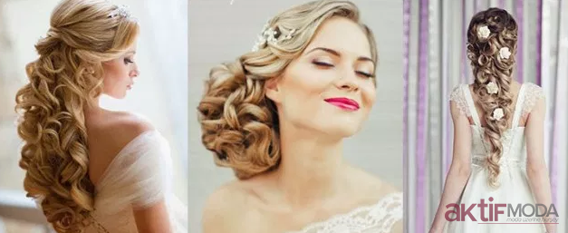 Uzun Gelin Saç Modelleri