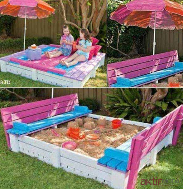 Ahşap Palet İle Oyun Alanı Yapımı