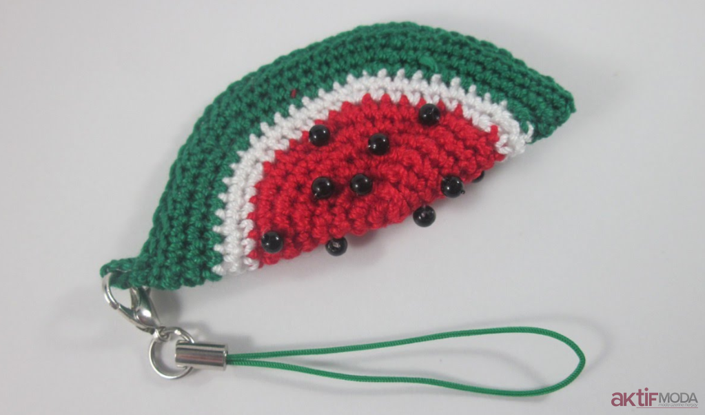 Amigurumi Karpuz Bozuk Para Çantası
