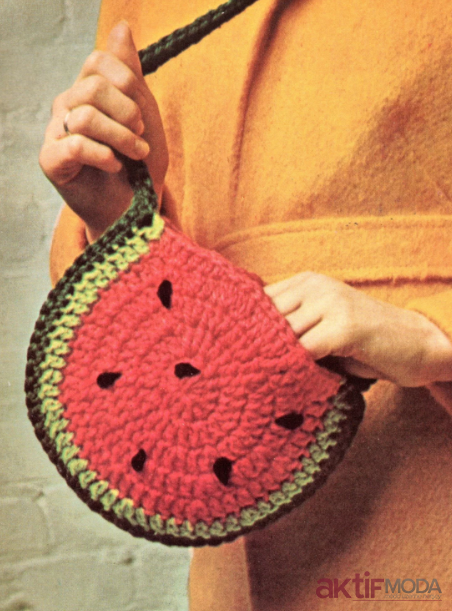 Amigurumi Karpuz Çanta Modelleri