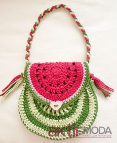 Amigurumi Karpuz Çocuk Çantası