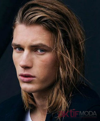Erkek Uzun Düz Saç Modelleri