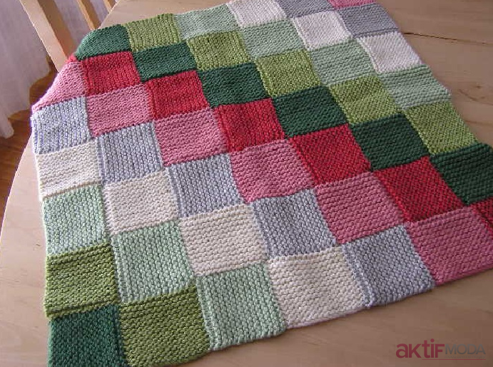 Renkli Bebek Battaniyesi Yapımı