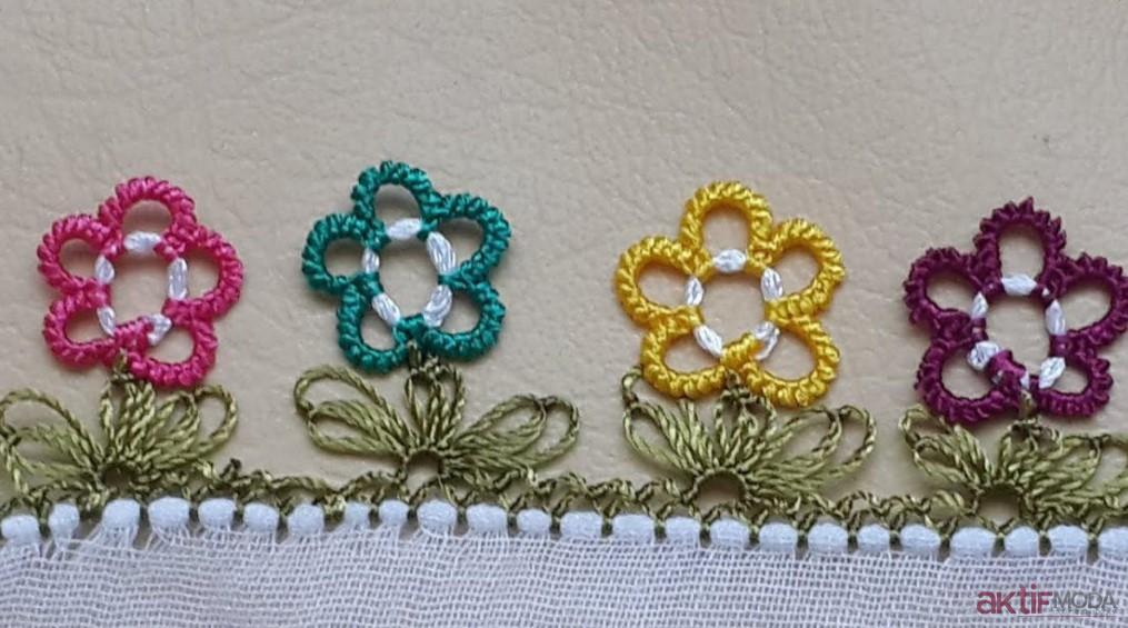 İğne Oyası Papatya Modelleri