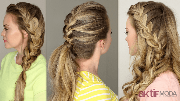 Örgü Saç Modelleri 2019