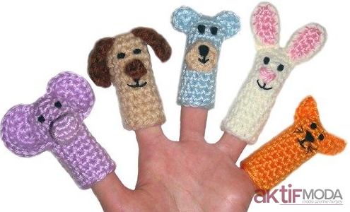 Amigurumi Parmak Kuklası Modelleri