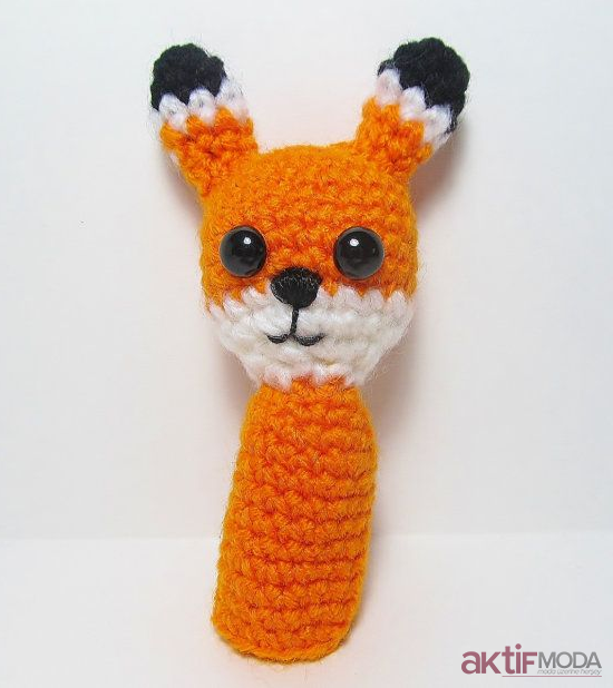 Amigurumi Tilki Parmak Kuklası
