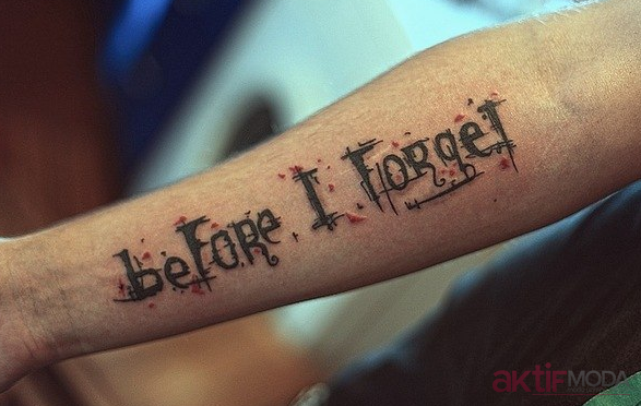 Dövme Modelleri Erkek Kol Yazıları