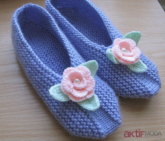2023 Süslemeli El İşi Patik Modelleri