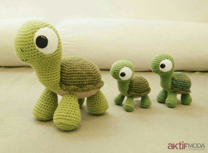 Amigurumi Kaplumbağa Oyuncak Tarifi