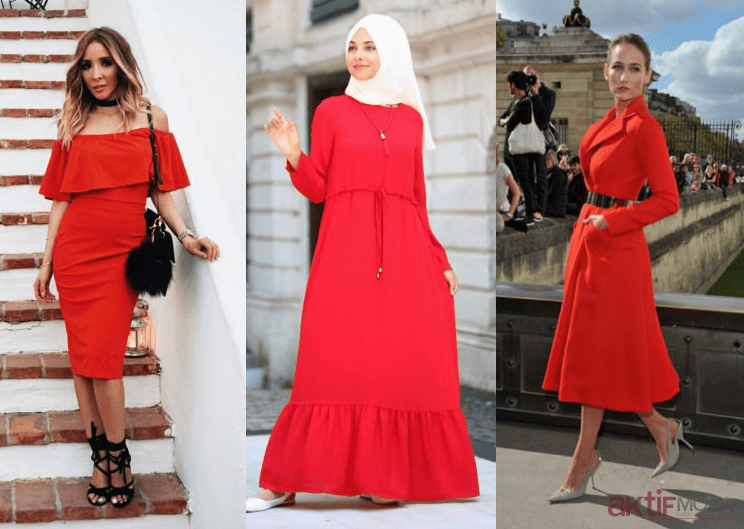 Kırmızı Abiye Modelleri 2019 - Kırmızı Abiye Modelleri
