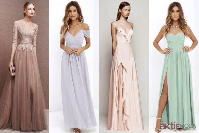 2019 Yaz Abiye Elbise Modelleri