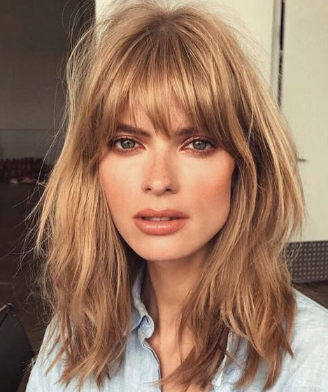 Lob Saç Kesimi Sari Sacta Kakullu Lob Sac - Lob Saç Kesimi