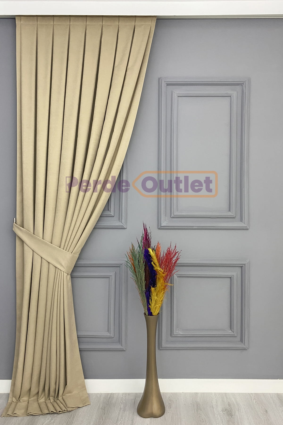 bej rengi duz fon perde 2 1200x1800 1 - 2022 Salon Dekorasyonu İ&ccedil;in Perde Fikirleri