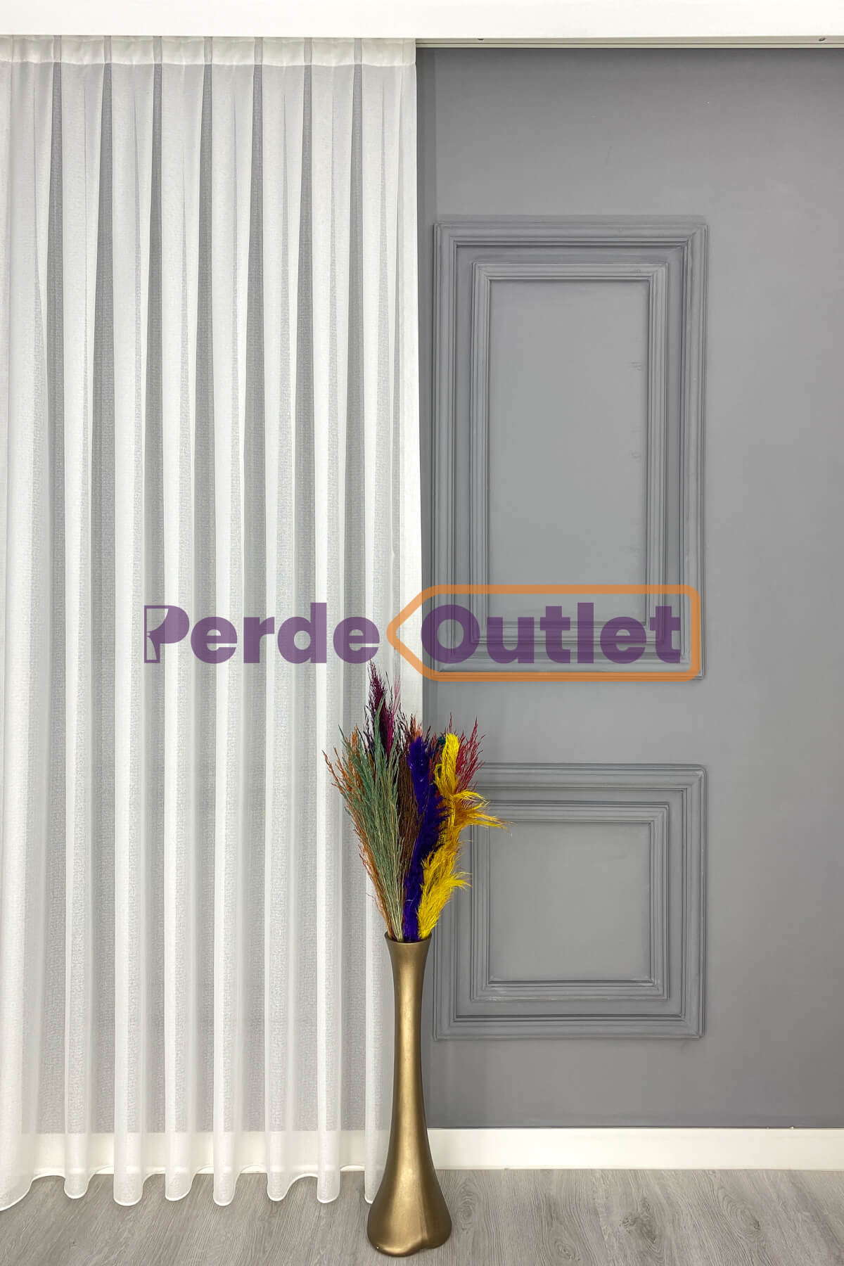 ekru kareli duz tul perde islr 3477 02 1 1200x1800 1 - 2022 Salon Dekorasyonu İ&ccedil;in Perde Fikirleri