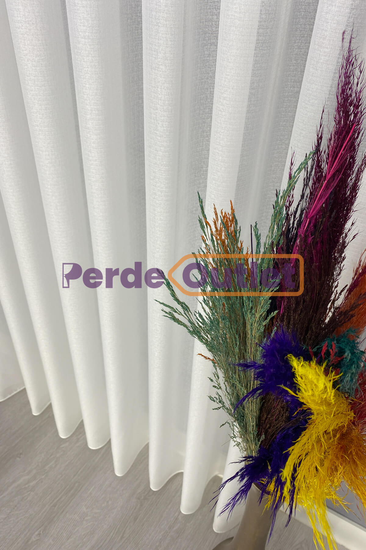 ekru kareli duz tul perde islr 3477 02 6 1200x1800 1 - 2022 Salon Dekorasyonu İ&ccedil;in Perde Fikirleri