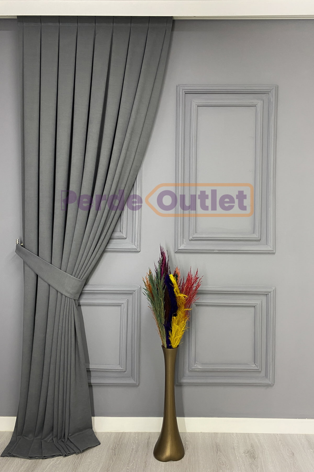 gri fon perde 2 1200x1800 1 - 2022 Salon Dekorasyonu İ&ccedil;in Perde Fikirleri